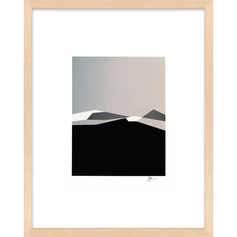 Afrika 17 Print by Lee Lessem, 20" H x 16" W, Brown Framed