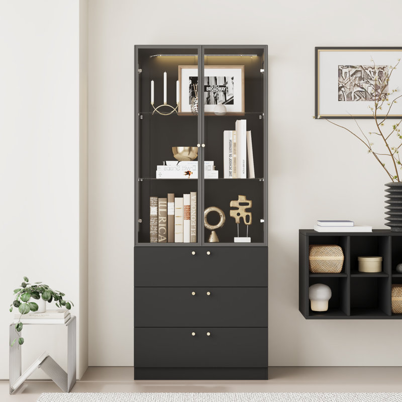 Multi-Functional Storage Cabinet With RGB Lighting