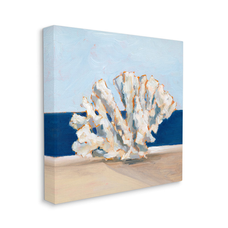 Highland Dunes, océan, corail, nature morte, art giclée par Ethan Harper, H 17 po x l 17 po x P 1,5 po