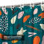 Rideau de douche imperméable avec 12 crochets DrawnArt-746646590