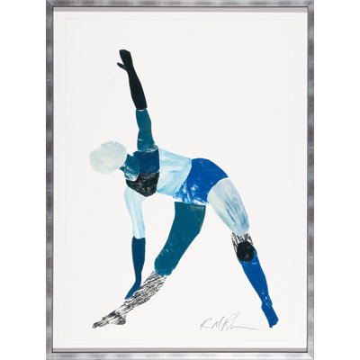Yoga—Triangle Pose Framed Print
