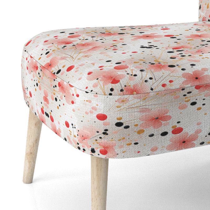 Chaise d'appoint rembourrée Pink