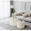Ensemble de table basse gigogne à rayures Wave pour salon, chambre à coucher (ensemble de 2 pièces)