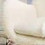 Chaise berçante, fauteuil oscillant rembourré Teddy