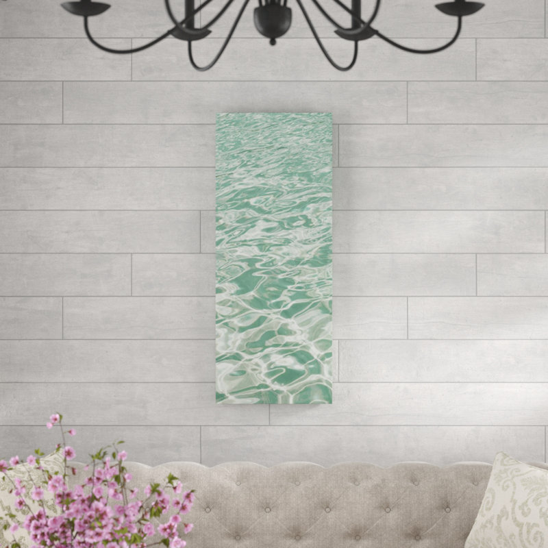 «Emerald Aqua II» par Sofia Fox - photographie sur toile tendue, Couche de verre