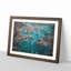 Birds Eye View Of Sydney Australia Painting - Single Picture Frame Print on MDF-56634330-56634331