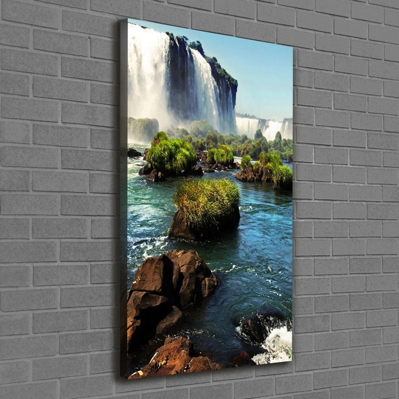 Waterfall Igaz - Wrapped Canvas Print