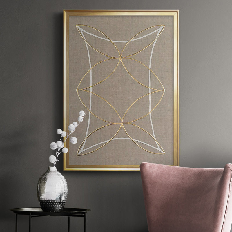 Hyperbola II, reproduction encadrée de qualité supérieure - prête à être accrochée, H 42,5 po x l 30,5 po, Pas de tapis