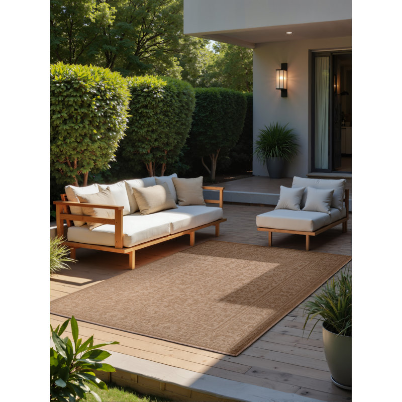 Kona Indoor and Outdoor Rug by Hanse Home – Reversible Outdoor Rug, Flat Weave Weatherproof for Living Room, Balcony, Garden