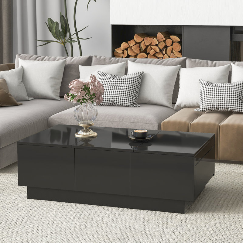 Cadem Single Coffee Table, Black