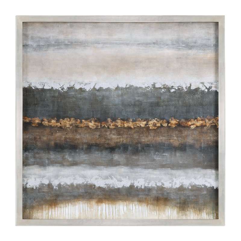 Layers - Peinture sur toile encadrée