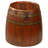 French Wine Barrel Side Table