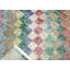 Tapis de couloir unique en laine noué à la main de style années 1960 de 3 pi 2 po x 10 pi en beige / bleu / rouge