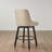 Arjean Swivel Upholstered Faux Leather Counter Stool-734803965