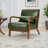 Bradley Faux Leather Armchair-2038384855