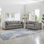 Velvet Upholstered 2+ 3 Seater Sofa-1783736498