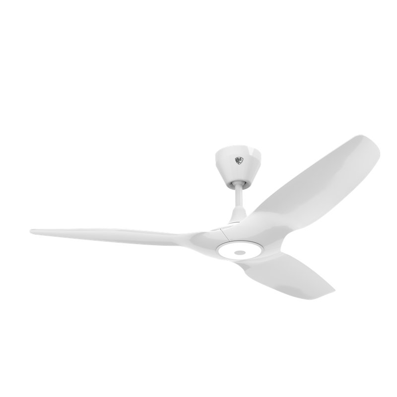 Haiku L Smart LED Downrod Ceiling Fan, White, 52" Wide