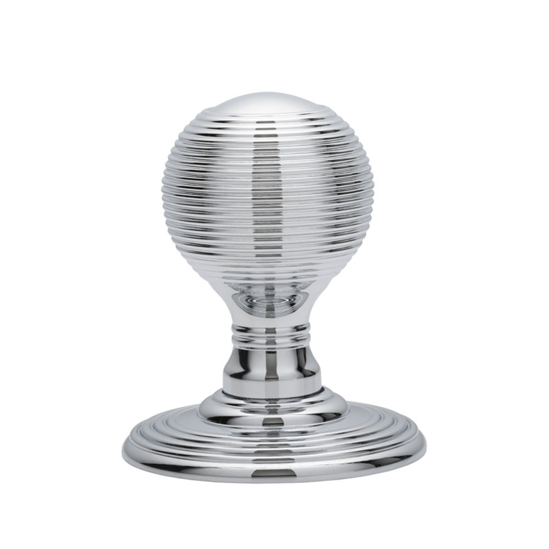 Julianna Double Dummy Door Knob, Polished Chrome