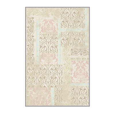 Premium Hall Carpet, 2.6 x 6.6 Feet, 1% Polyester, .3 in Pile Height | Antibacterial, Non-Slip Underside, Machine Washable | 3D Digital Print Design, Durable & Stylish for Entryways, Living Rooms & More