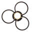 Bronc LED Stepped Ceiling Lamp