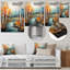Birch Woods Autumn Harmony IV - impression d'art floral en métal-478587784