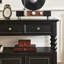 Commode vintage noire style français-284929072