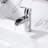 Single Hole Bathroom Faucet with Drain Assembly-86634266