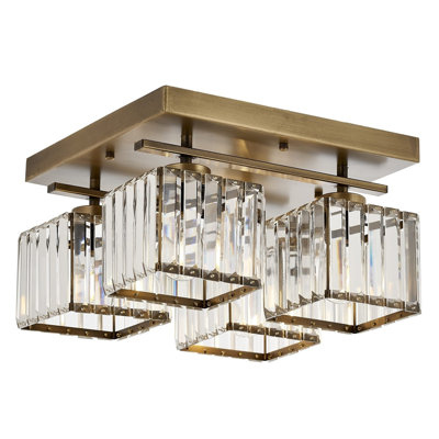 Demps 4 - Light Square/Rectangle Chandelier