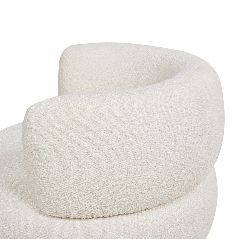 Carmer Upholstered Swivel Armchair