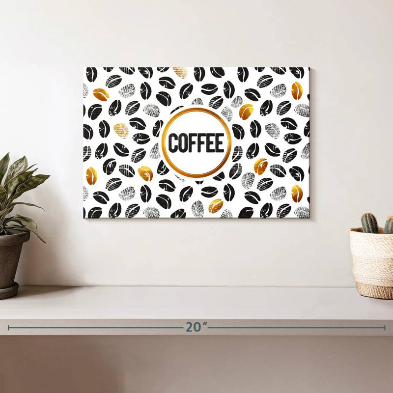 Tergel Numerous Coffee Beans, 8" H x 12" W