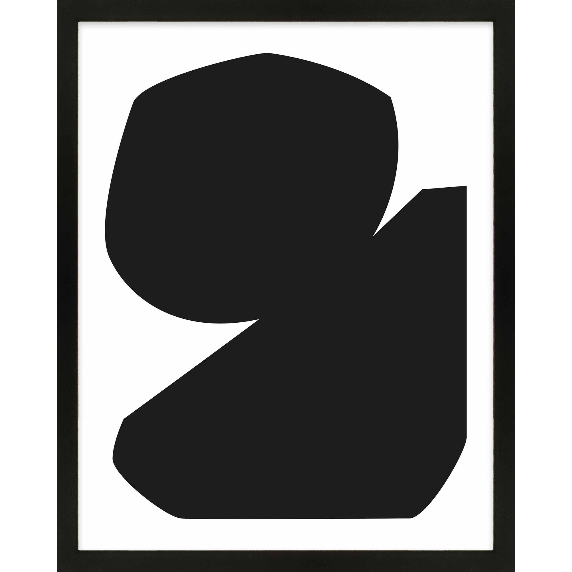 Study In Black 1 by Michael Kempen, Black Framed, 50"H x 40"W x 1.25"D