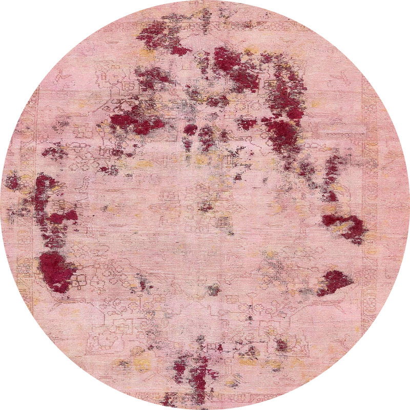 Tapis abstrait moderne 5643, Rond 5 pi