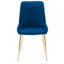 Chaise d'appoint en velours Maurio-963019801