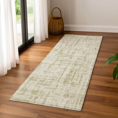 Premium Machine Washable Mayfield AMF2130 Striped Rug