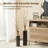 Modern White And Gold Metal Floor Vase-1455087775