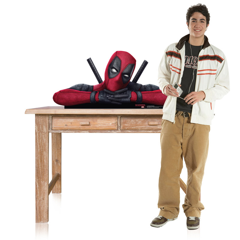 16 x 36 Inch Deadpool Tabletop Cardboard Cutout Standee