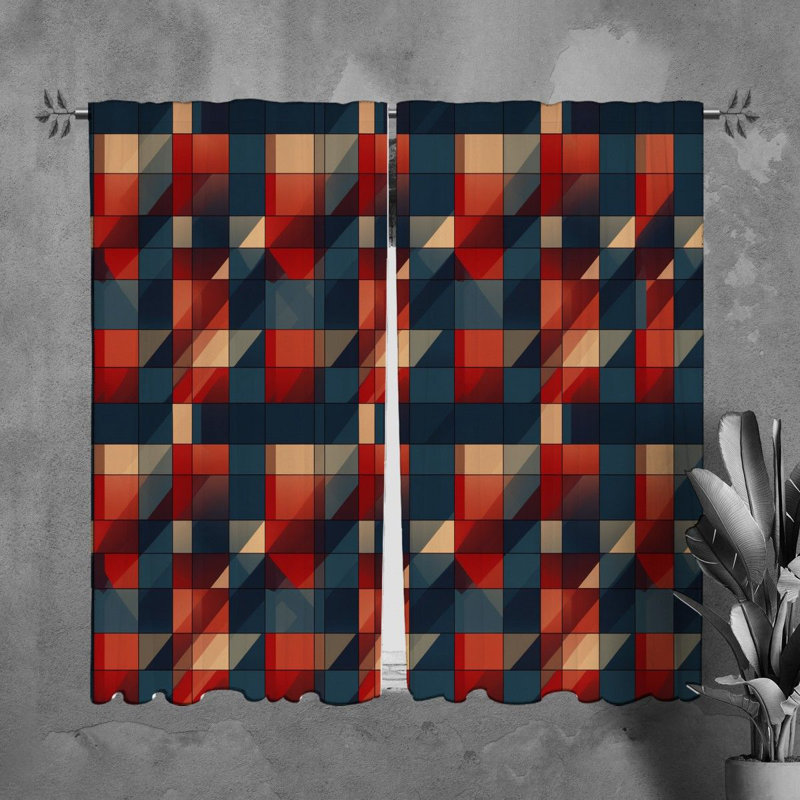 Paire de rideaux obscurcissant en polyester Tawon, L 20 po x L 61 po