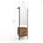 Arched Full-Length Mirror, 3-In-1 Hall Tree Freestanding Body Dressing Mirror Entryway Storage With 2 Drawers For Catchall, Organizer, Walnut