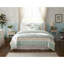 Ensemble d'édredon en percale de coton 9 pièces Aqua Cal King-125330202-125330201