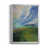 Toile avec cadre argenté