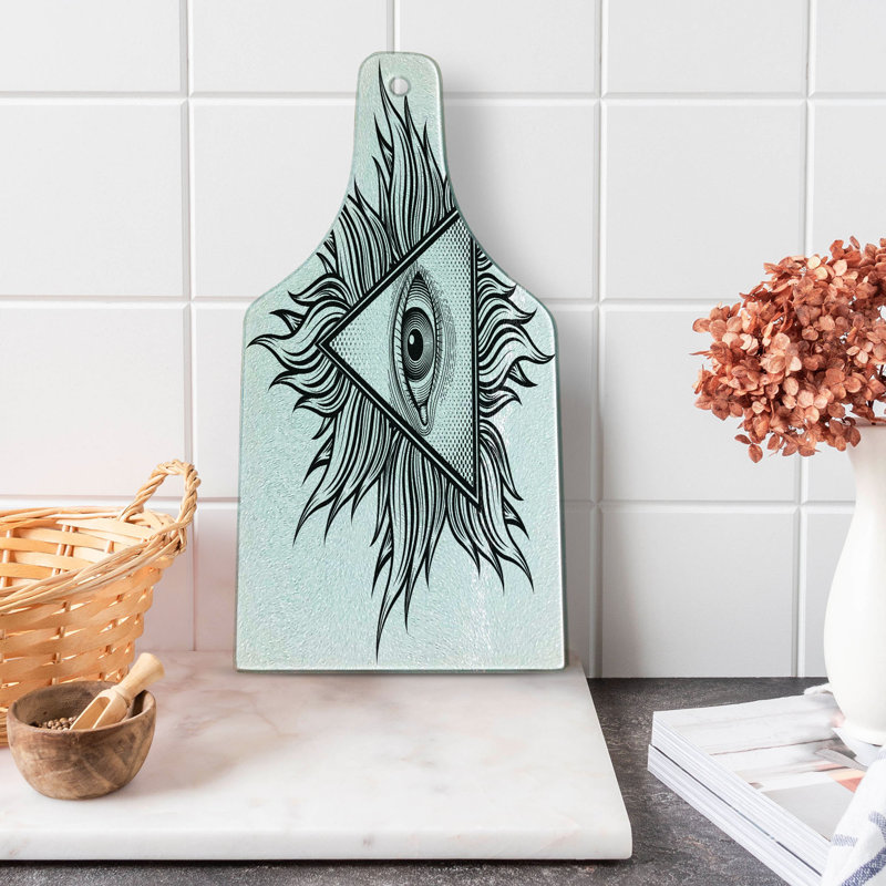 Planche à découper en verre trempé Ambesonne