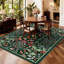 Tapis multicolore vert Woodland