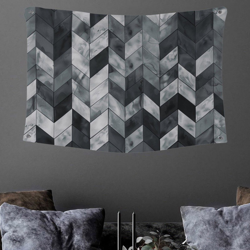 Tapisserie en microfibre, H 50 po x l 60 po