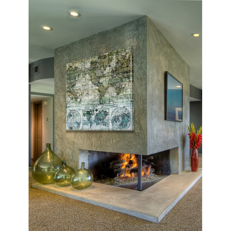 «Green Earth», reproduction sur toile tendue, H 48 po x l 48 po x P 1,5 po
