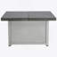 Table de foyer extensible rectangulaire en alliage d'aluminium, 50 000 BTU