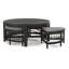 Raffles Rattan Cocktail Table with Benches-71441854-71441910