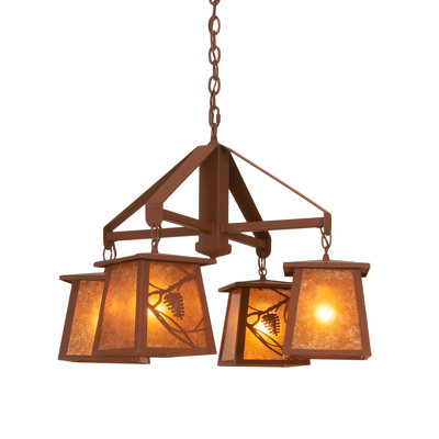 Rustic Lodge 4 - Light Chandelier
