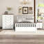 Ensemble de chambre avec lit plateforme 3 pièces Nayonika