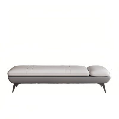 Ritvi Cowhide Upholstered Bench
