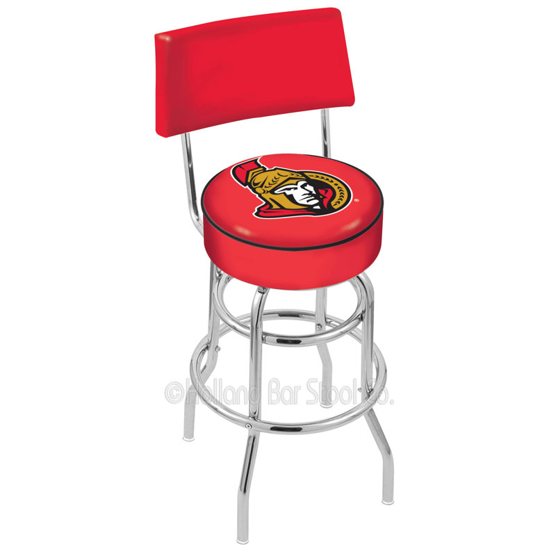Tabouret de bar pivotant 30 po NHL - Ottawa Senators, Sénateurs d'Ottawa